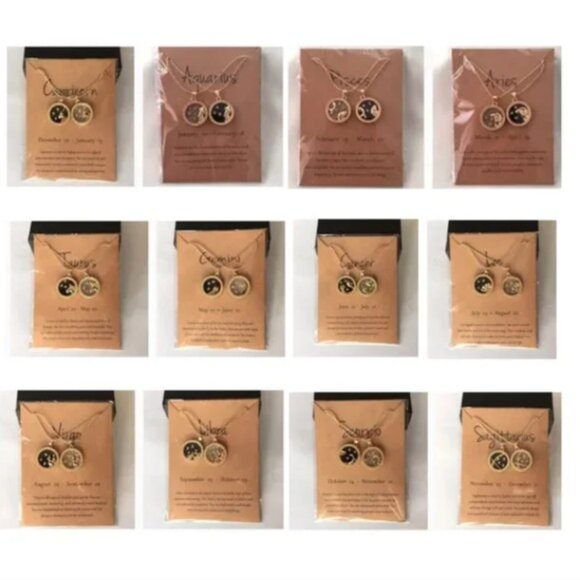 ๐50% OFF/3+...โ Zodiac Gemini double chain necklace set - Picture 4 of 4